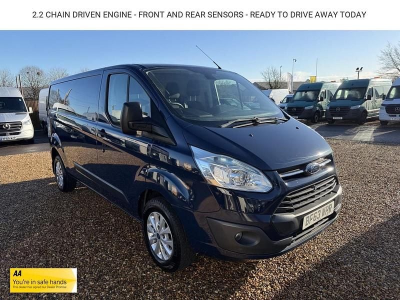 Blue Used 2013 Ford Transit Custom Trend Van | £10,450 (Fair price) - Image 1/3