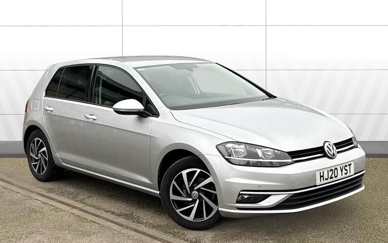 Used VW Golf VII Match 150 HP (110 kW) 2019 Silver Hatchback