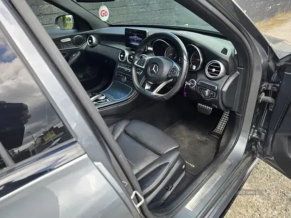 Used Mercedes C220 AMG line 2018 Grey Sedan