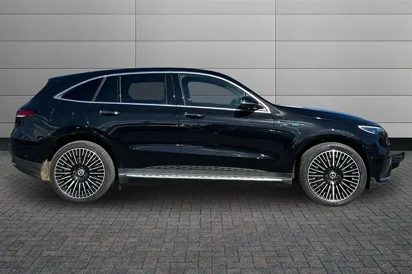 Used Mercedes EQC400 AMG Line Premium 300 kW (408 HP) 2022 Obsidian black SUV