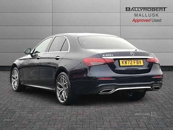 Used Mercedes E400 AMG Line Premium 2023 Blue Sedan