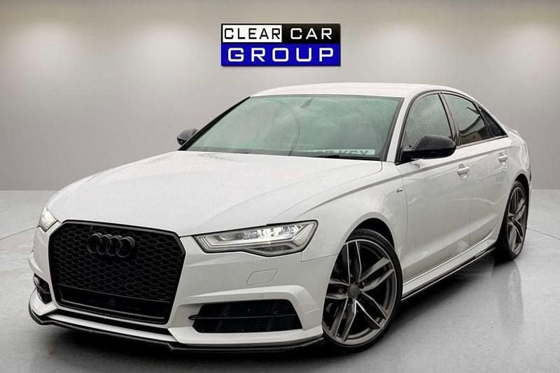 Used Audi A6 Black Edition 190 HP (139 kW) 2017 White Sedan