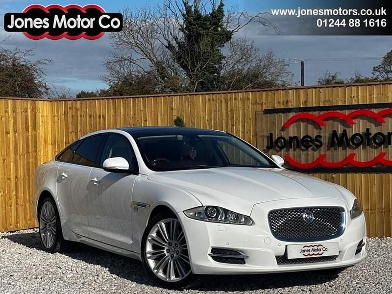 White Used 2012 Jaguar XJ Portfolio Sedan | £10,995 (Fair price) - Image 1/4