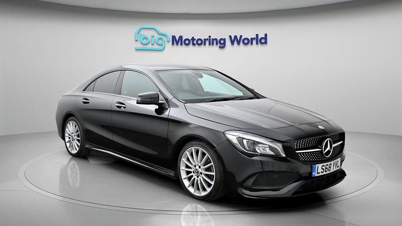Used Mercedes CLA220 AMG line 170 HP (125 kW) 2018 Black Sedan