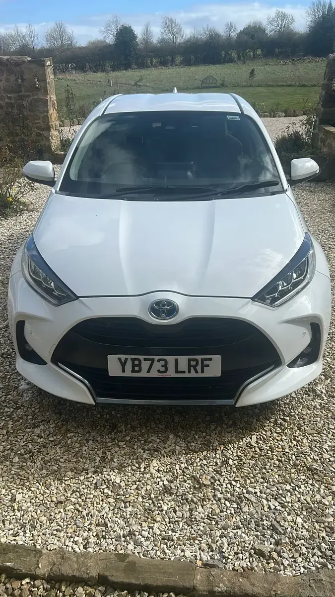 Used Toyota Yaris Hybrid 2023 White Hatchback