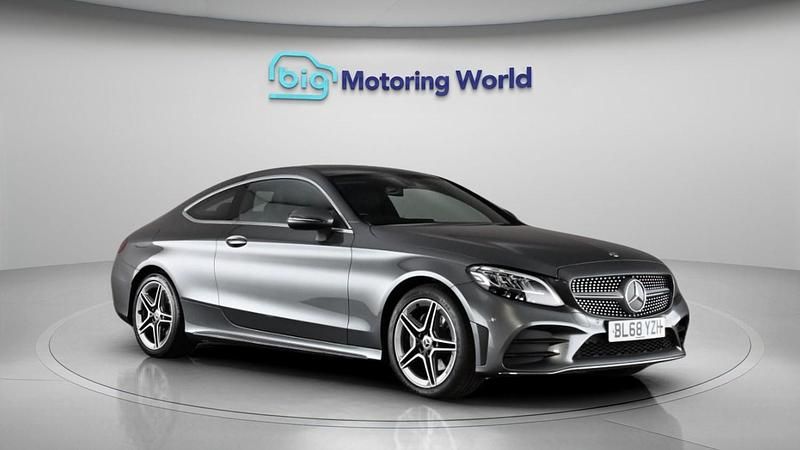Used Mercedes C200 AMG line 2018 Grey Coupe