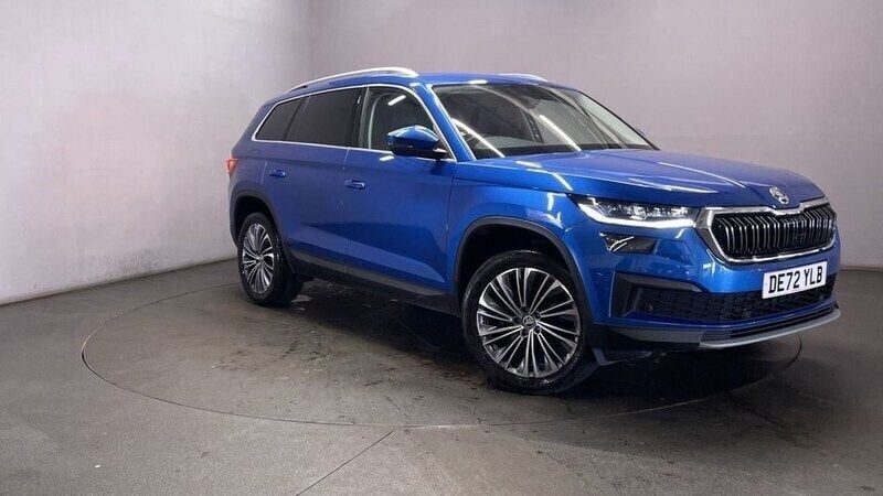 Blue Used 2022 Skoda Kodiaq SE L Executive SUV | £24,999 (Fair price) - Image 1/4