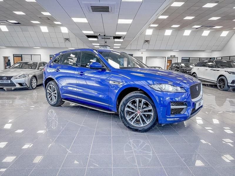 Used Jaguar F-Pace R-Sport 180 HP (132 kW) 2019 Blue SUV