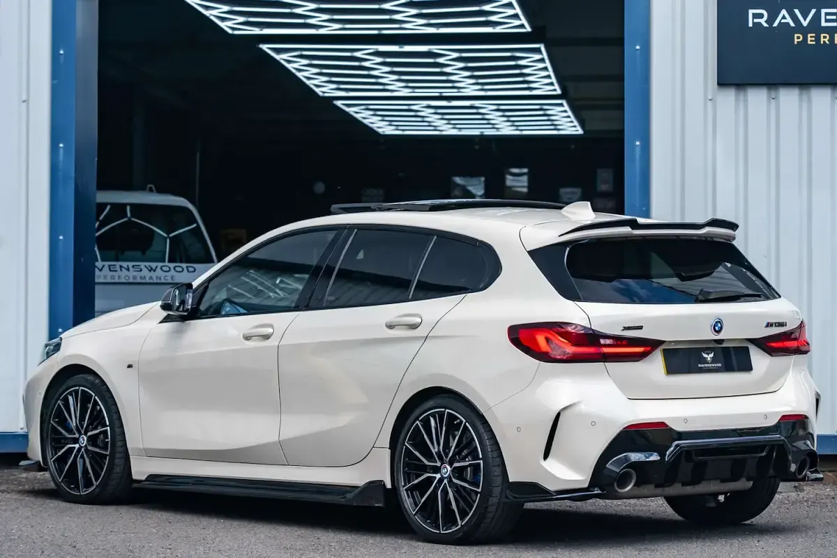 Used BMW M135 Performance 301 HP (221 kW) 2023 Cream Hatchback