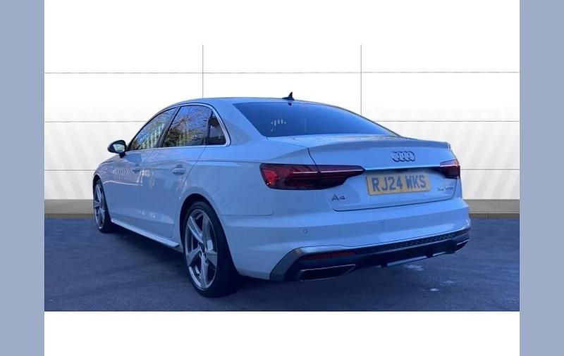 Used Audi A4 S-Line 150 HP (110 kW) 2024 White Sedan