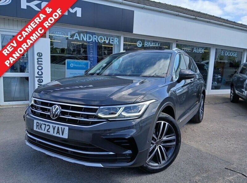 Grey Used 2022 VW Tiguan Elegance SUV | £28,499 (A bit pricey) - Image 1/3