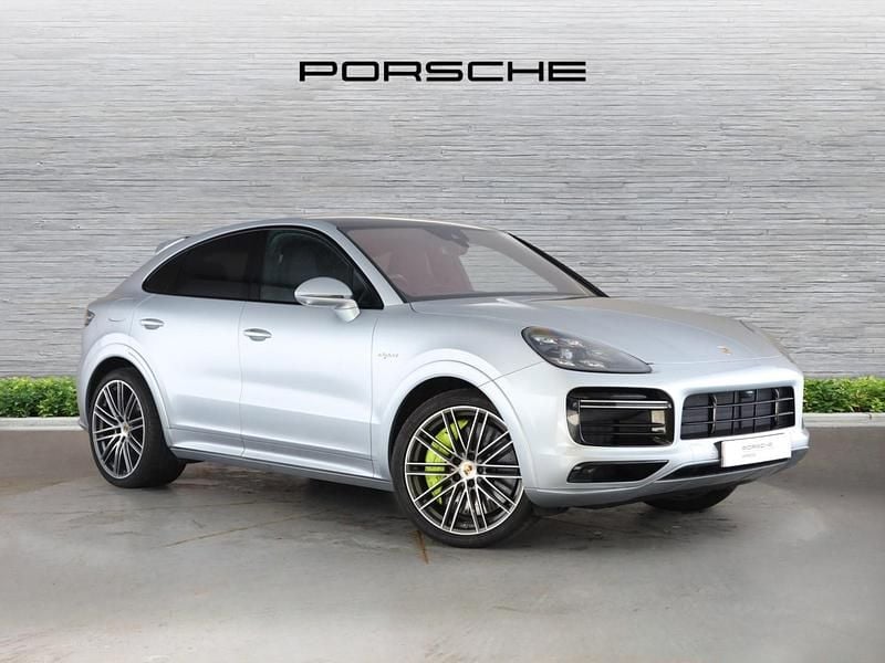 Silver Used 2020 Porsche Cayenne Coupe Turbo S E-Hybrid Coupe | £86,000 - Image 1/4