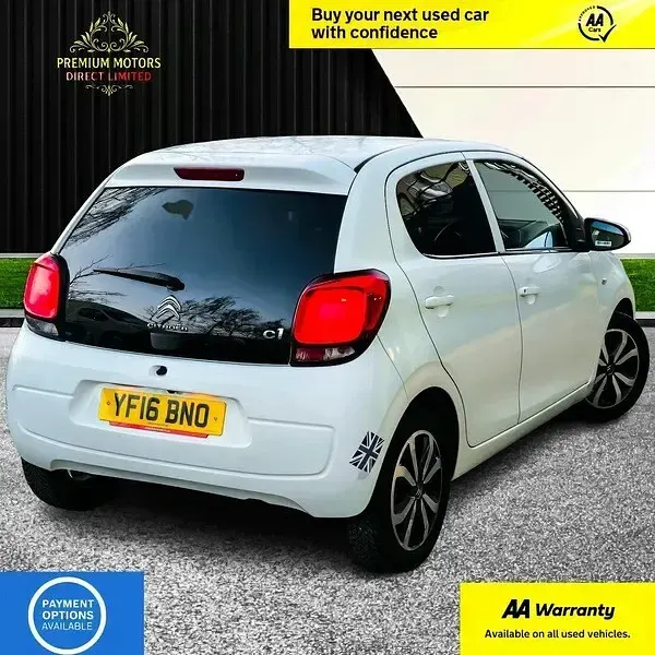 Used Citroën C1 Flair 82 HP (60 kW) 2016 White Hatchback