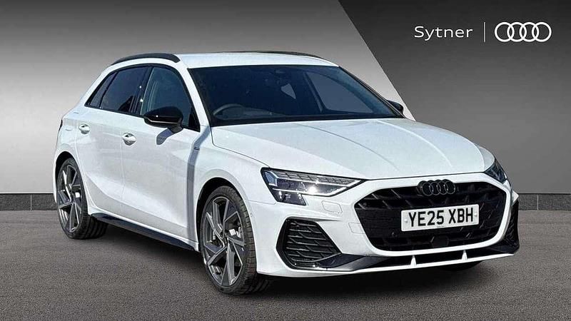 White Used 2025 Audi A3 Black Edition Hatchback | £29,750 (A bit pricey) - Image 1/4