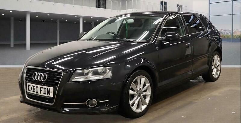 Used Audi A3 Sportback Sport 125 HP (91 kW) 2010 Black Hatchback
