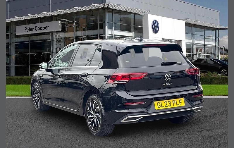 Used VW Golf VIII Edition 130 HP (95 kW) 2023 Black Hatchback