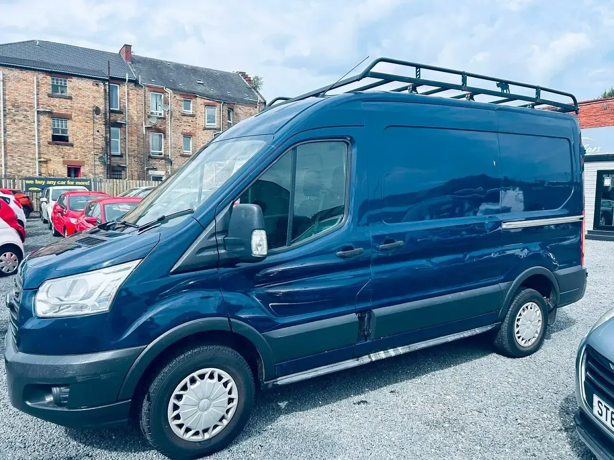 Used Ford Transit 125 HP (91 kW) 2015 Blue Van