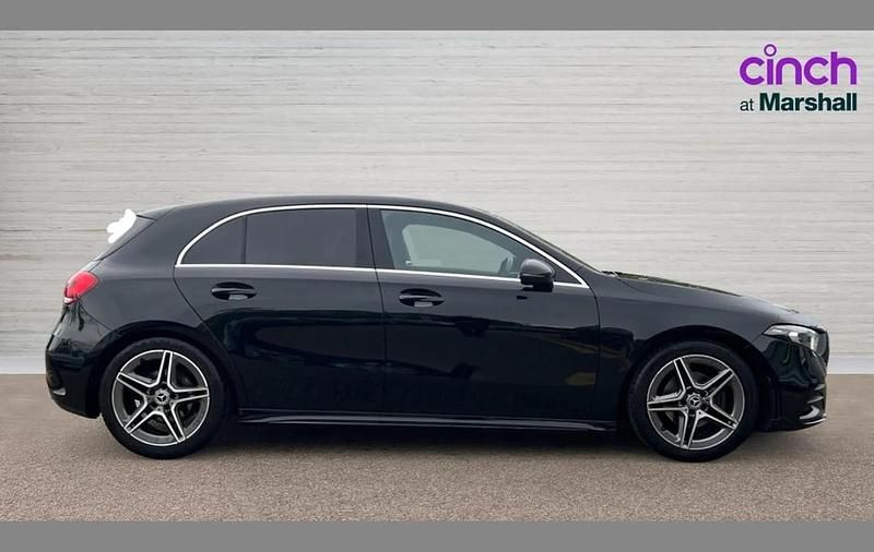 Used Mercedes A200 AMG line 161 HP (118 kW) 2019 Black Hatchback