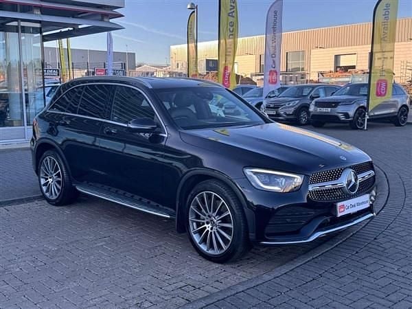 Black Used 2020 Mercedes GLC220 AMG Line Premium SUV | £24,499 (Fair price) - Image 1/4