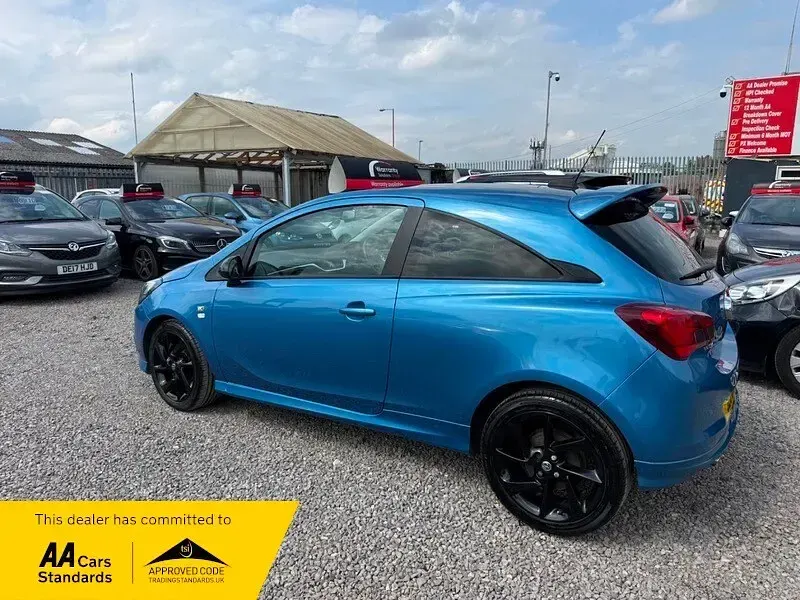 Used Vauxhall Corsa Edition 75 HP (55 kW) 2017 Blue Hatchback