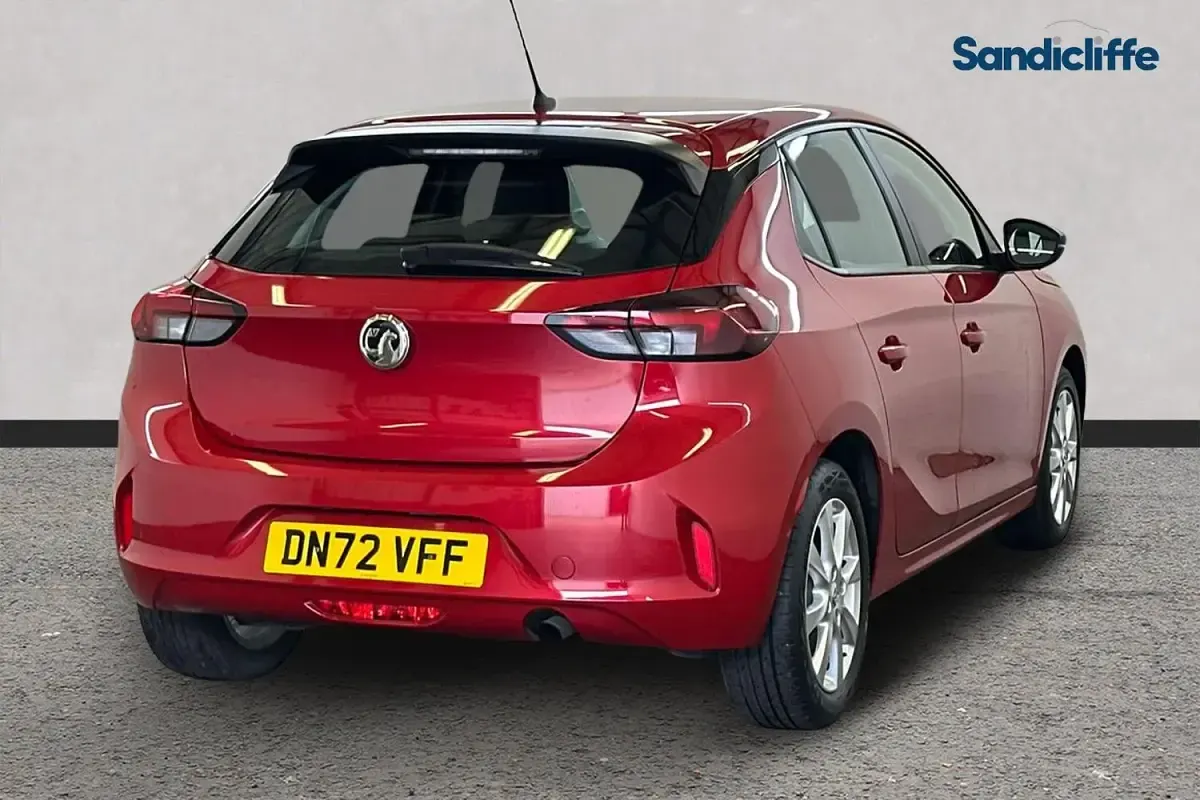 Used Vauxhall Corsa Design Edition 75 HP (55 kW) 2022 Red Hatchback