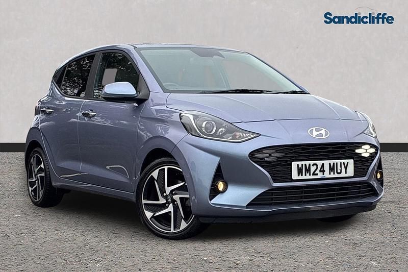 Used Hyundai i10 Premium 2024 Blue Hatchback