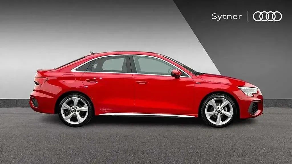 Used Audi A3 S-Line 147 HP (108 kW) 2023 Red Sedan