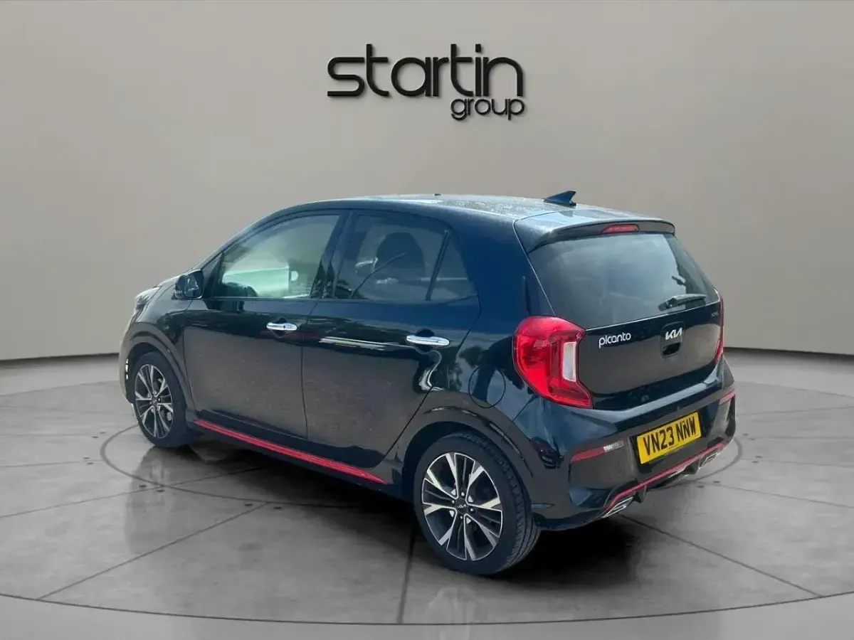 Used Kia Picanto GT-Line S 99 HP (72 kW) 2023 Black Hatchback