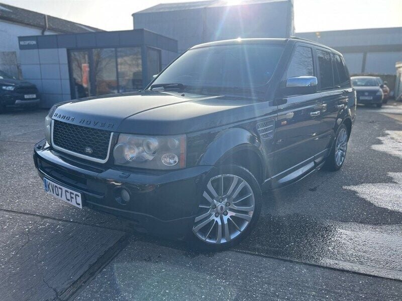 Black Used 2007 Land Rover Range Rover Sport HSE SUV | £4,500 - Image 1/4