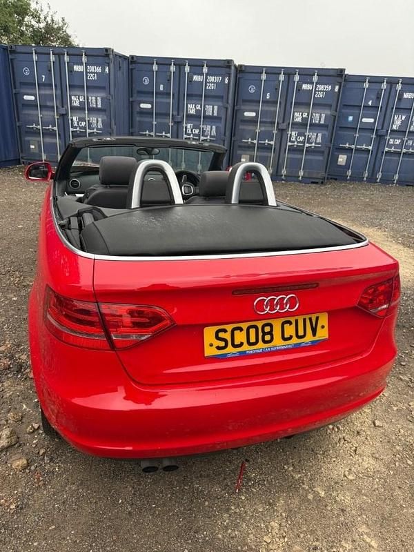 Used Audi A3 Cabriolet Sport 2008 Red Cabriolet