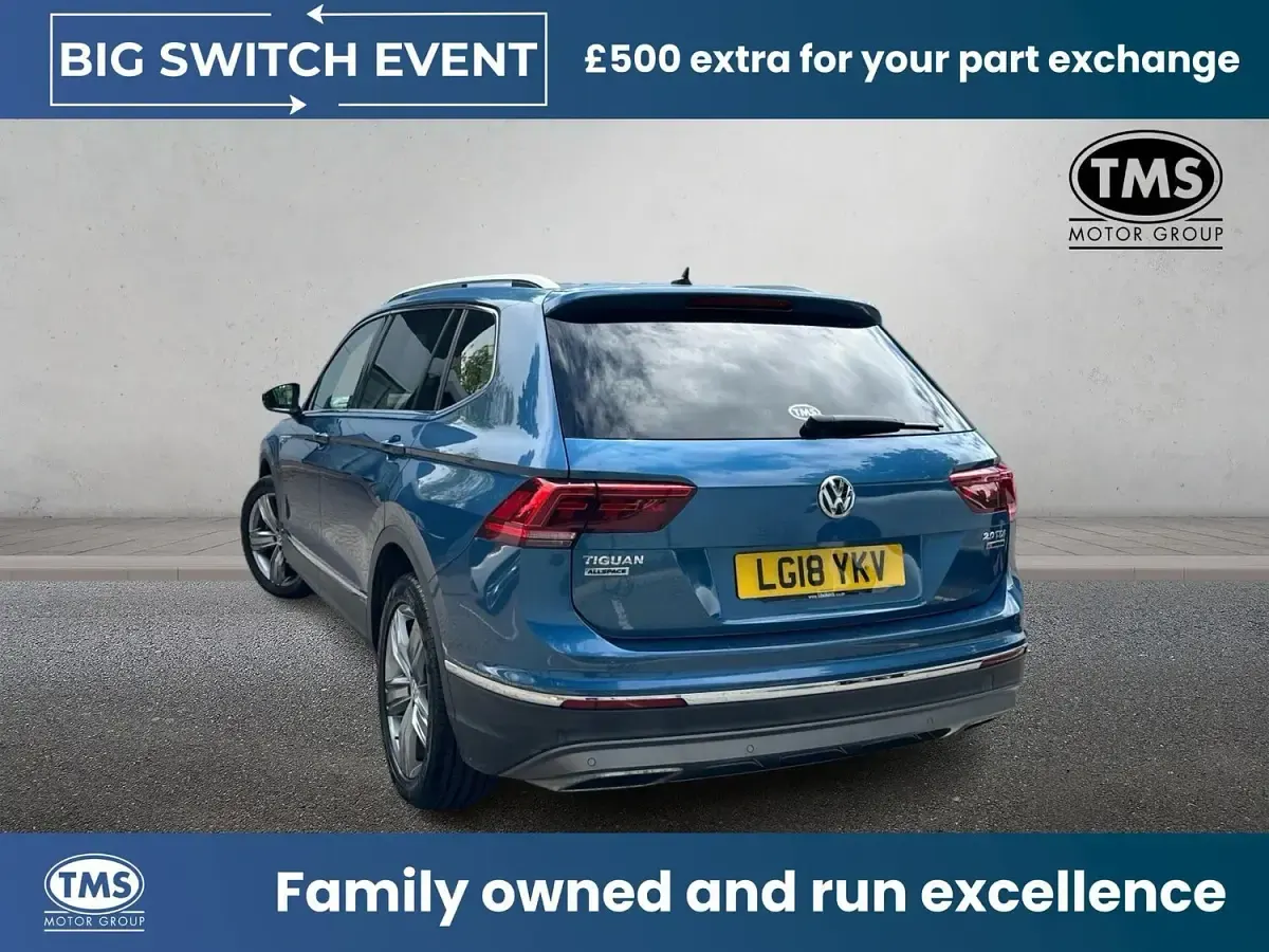 Used VW Tiguan Allspace SEL 150 HP (110 kW) 2018 Blue SUV