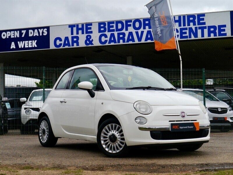 White Used 2009 Fiat 500 Lounge Hatchback | £3,295 - Image 1/4