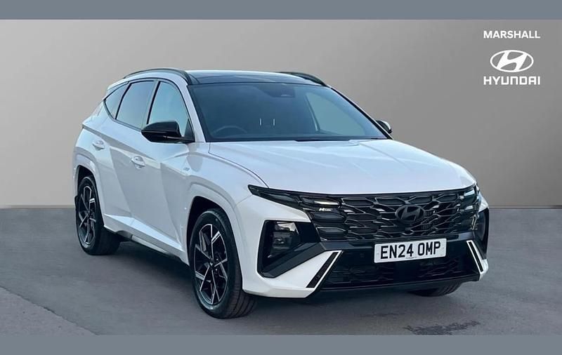 White Used 2024 Hyundai Tucson N Line SUV | £26,295 (Fair price) - Image 1/4