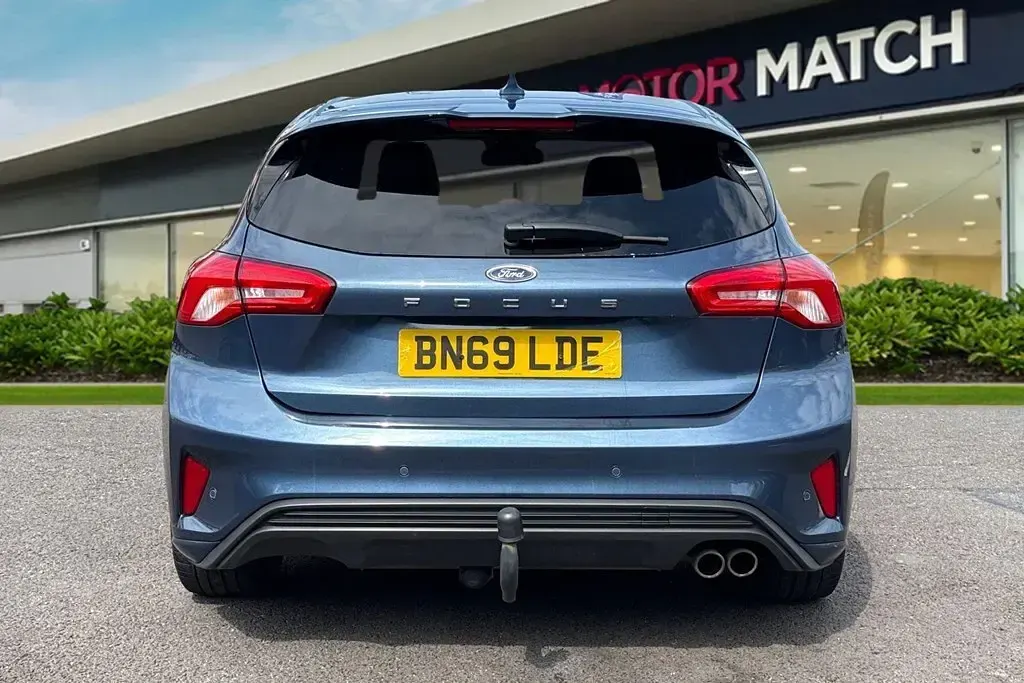 Begagnad Ford Focus ST-Line X 2020 Blå Halvkombi