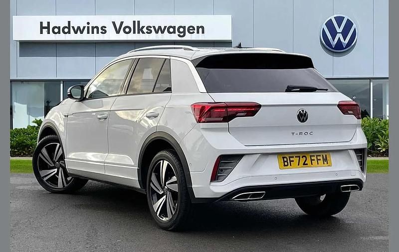 Used VW T-Roc R-line 150 HP (110 kW) 2022 White SUV