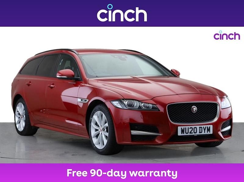 Red Used 2020 Jaguar XF R-Sport Sedan | £16,799 (Expensive) - Image 1/3