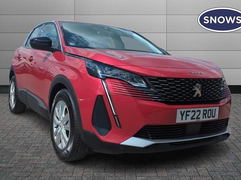 Red Used 2022 Peugeot 3008 Active Premium | £15,575 (Fair price) - Image 1/4