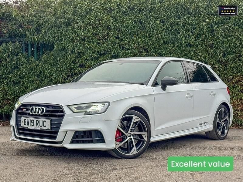 White Used 2019 Audi S3 Sportback Black Edition Hatchback | £20,990 (Fair price) - Image 1/4