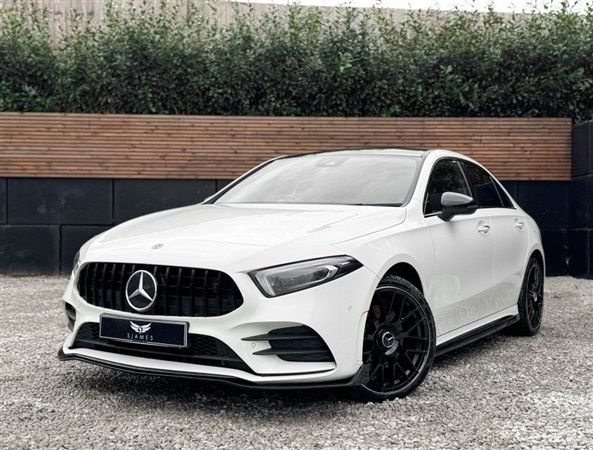 White Used 2020 Mercedes A250 AMG line Sedan | £24,588 (Expensive) - Image 1/4