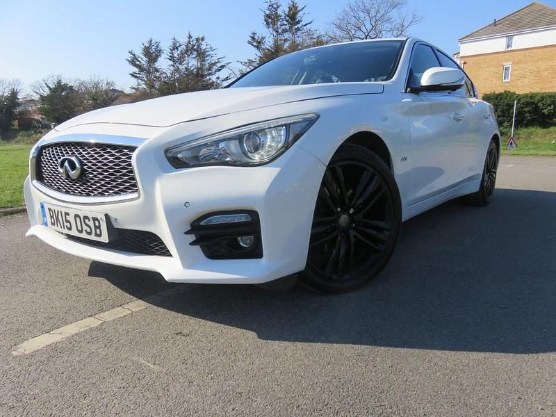 Used Infiniti Q50 Sport Tech 2015 White Sedan