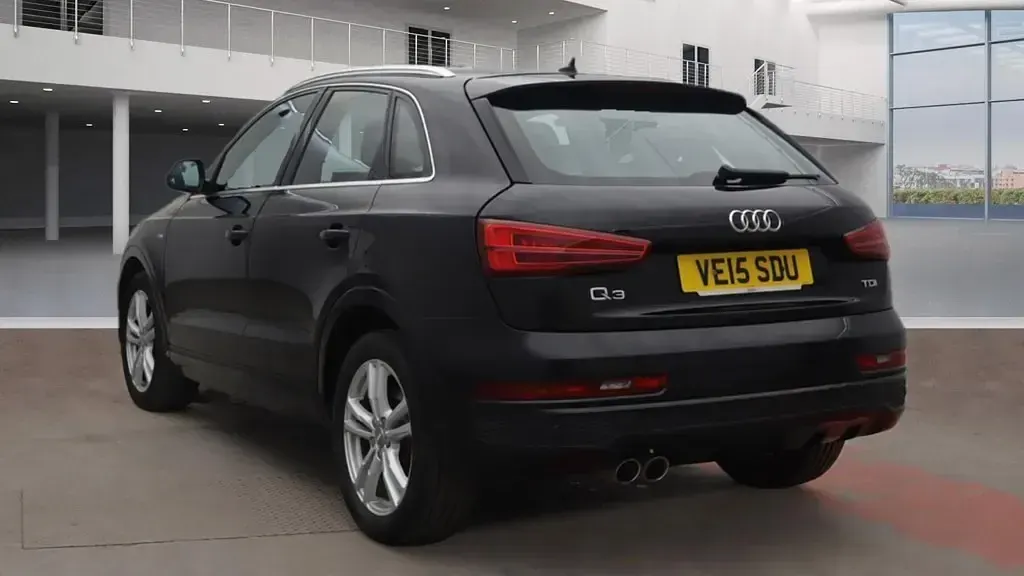Used Audi Q3 S-Line 150 HP (110 kW) 2015 Phantom black SUV