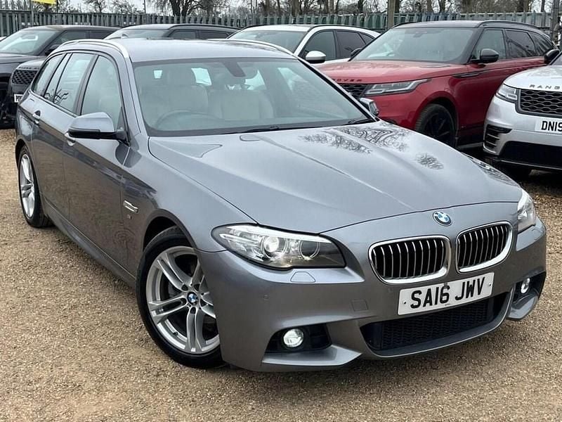 Grey Used 2016 BMW 520 M Sport Estate | £7,499 (Good price) - Image 1/4