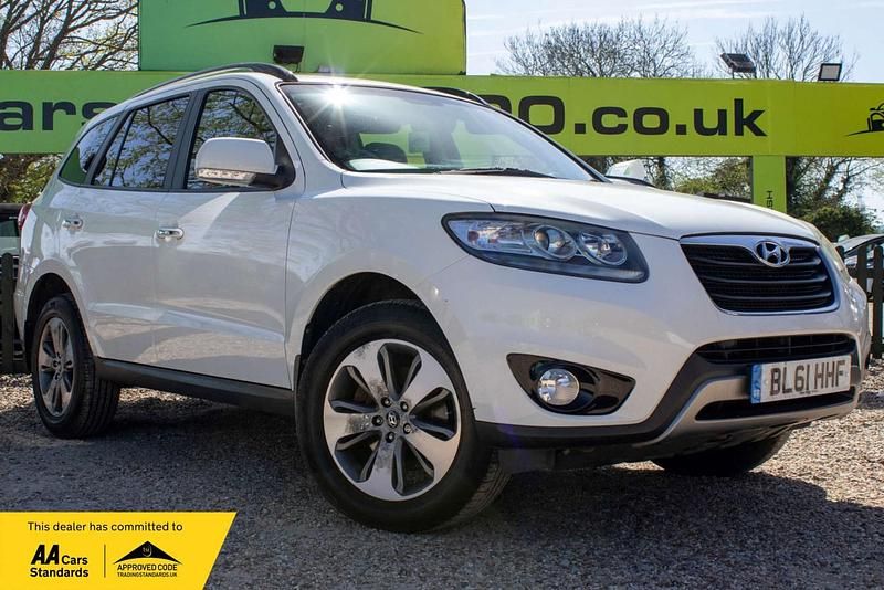 Used Hyundai Santa Fe Premium 194 HP (142 kW) 2012 White SUV