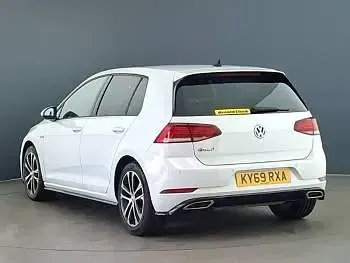 Used VW Golf VII R-line 150 HP (110 kW) 2019 White Hatchback