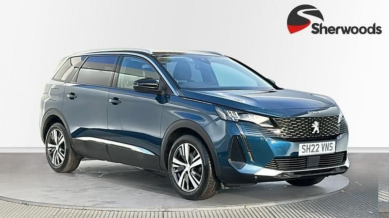 Blue Used 2022 Peugeot 5008 Allure Premium MPV | £19,899 (Fair price) - Image 1/4