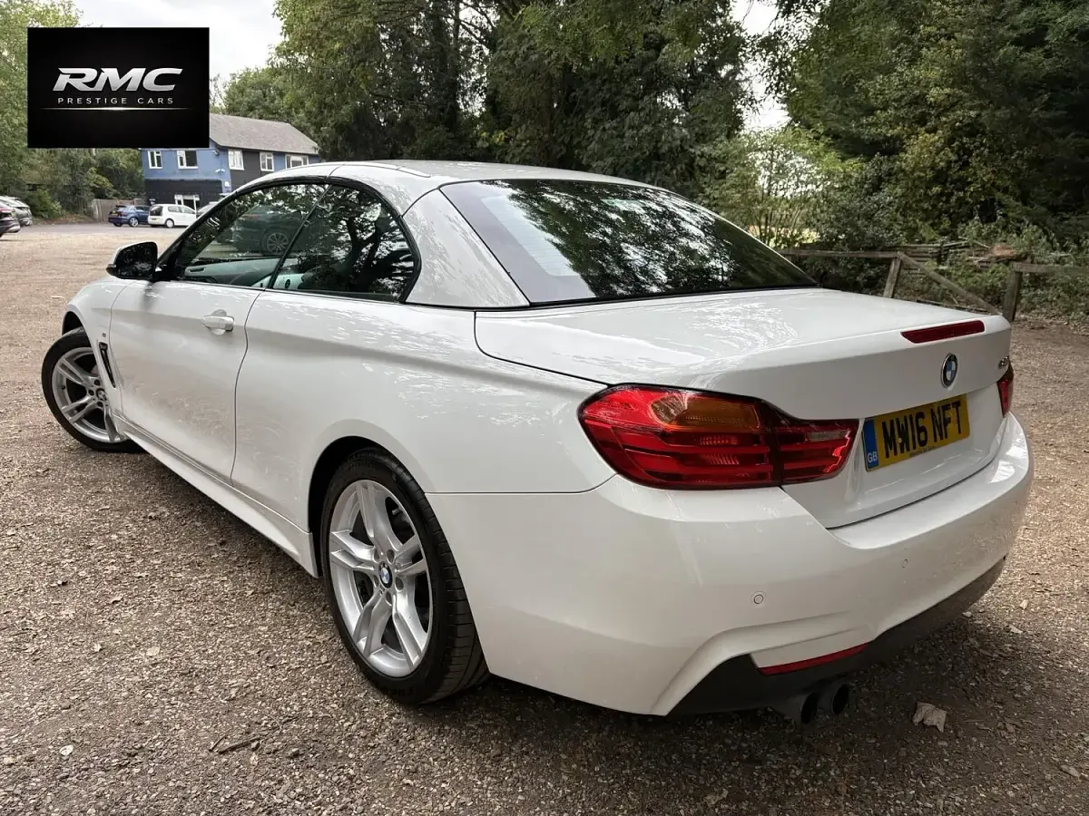 Used BMW 420 M Sport 184 HP (135 kW) 2016 White Cabriolet
