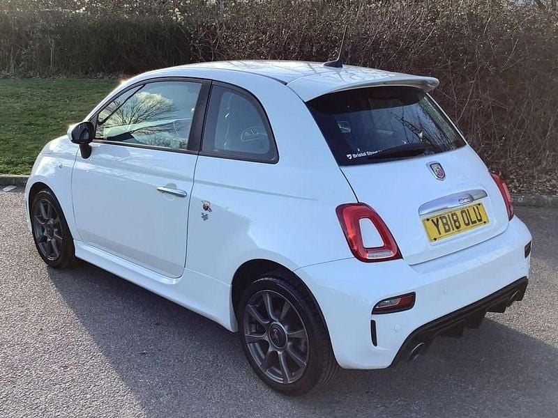 Used Abarth 595 145 HP (106 kW) 2018 White Hatchback
