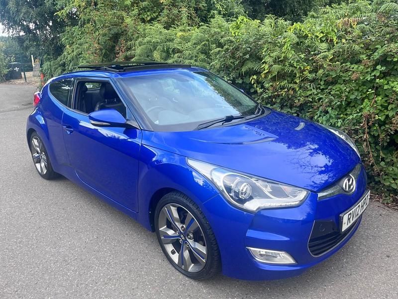 Used Hyundai Veloster Sport 2012 Blue Hatchback