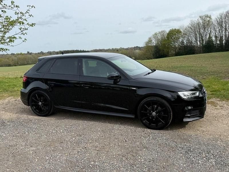 Used Audi A3 Sportback Black Edition 116 HP (85 kW) 2018 Black Hatchback