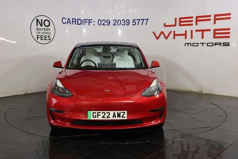 Used Tesla Model 3 Long Range AWD 366 kW (498 HP) 2022 Red Sedan
